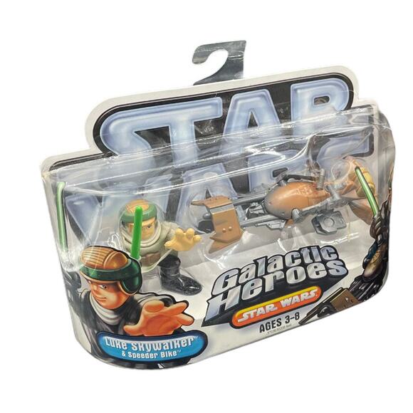 Star Wars Hasbro Galactic Heroes R2D2, Luke Skywalker, Etc. Lot Of 4 (Authentic) - Picture 7 of 12